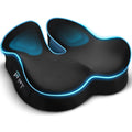 Cuscino Memory Foam per Sedia da Ufficio Ergonomico con Rivestimento Lavabile e Base
